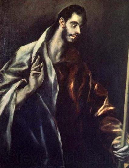 GRECO, El Apostle St Thomas Norge oil painting art